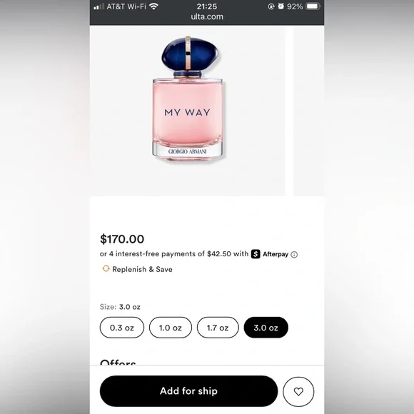 Armani My Way EDP 90mL - Picture 8 of 10